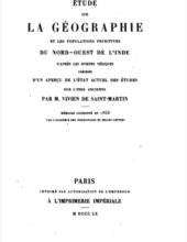 Etude sur la géographie