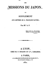 Lettres des missions Japon