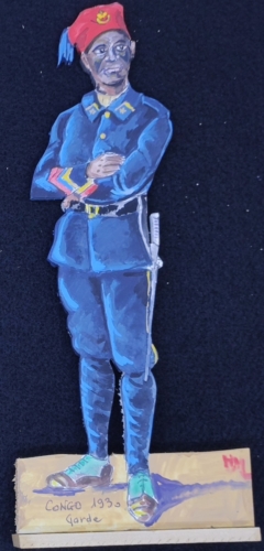 Figurine de soldat du Congo