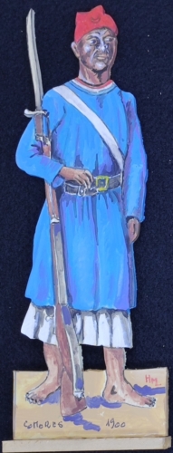 Figurine de soldat des Comores