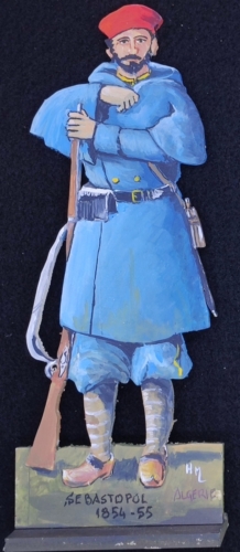 Figurine de soldat d'Algérie