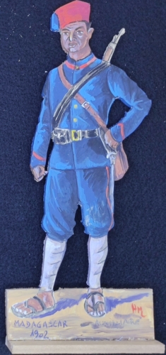 Figurine de soldat de Madagascar