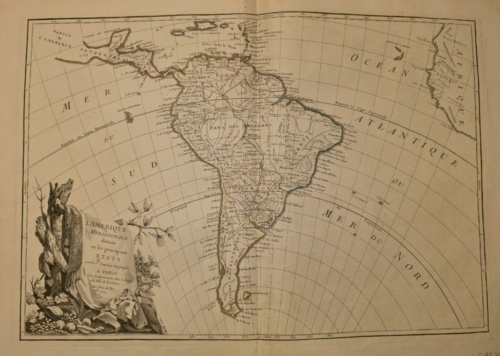 L’Amérique méridionale divisée en ses principaux États / sieur Janvier, 1762