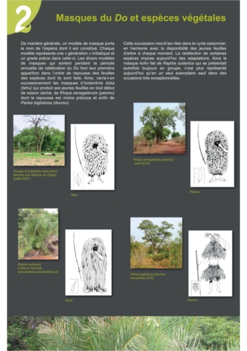 Masques de feuilles en pays bwaba
