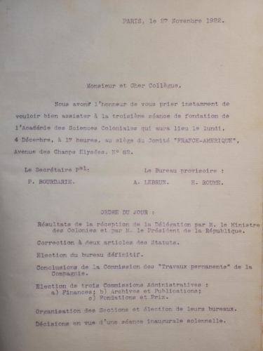 Invitation à la 3e séance fondatrice