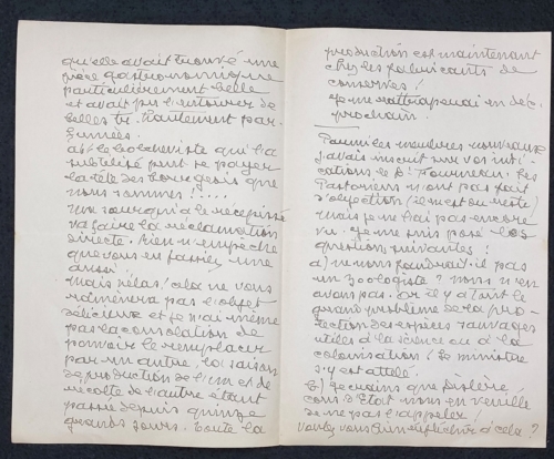 Lettre du secrétaire perpétuel à Gabriel Hanotaux 1926 p.2 et p.3