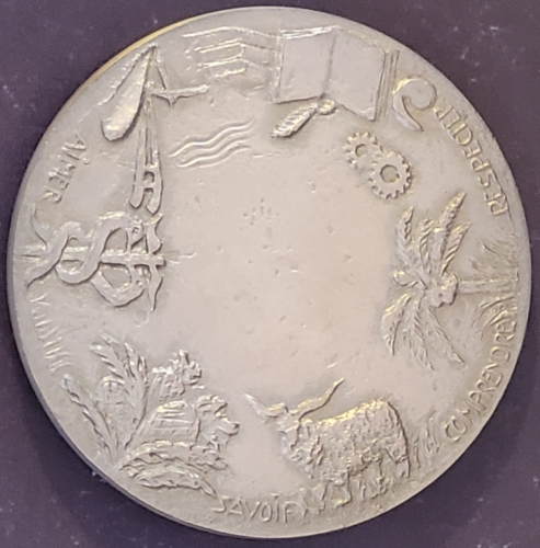 Médaille cinquantenaire argent verso