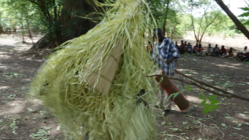 Masques de feuilles en pays bwaba
