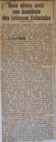 Revue de presse