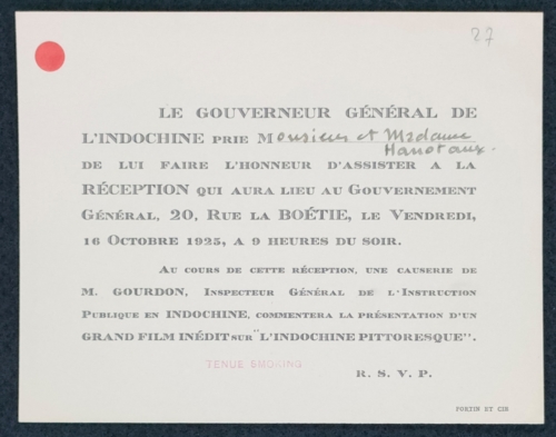 invitation-du-gouv-general-dindochine-à-GH-pour-une-réception